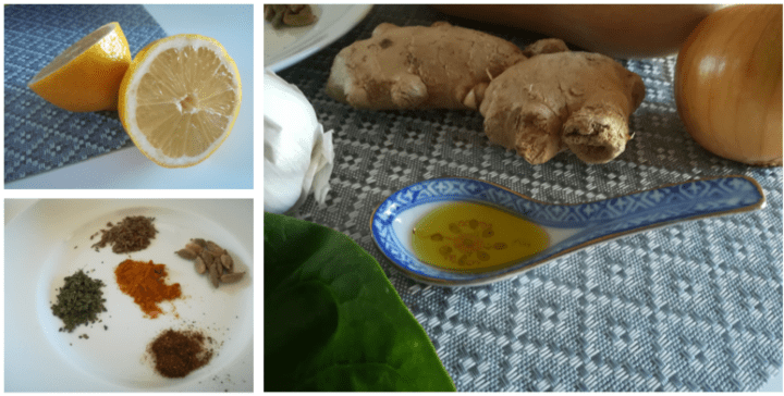 curry recette citron huile épices