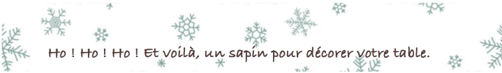 décoration terminée et flocons
