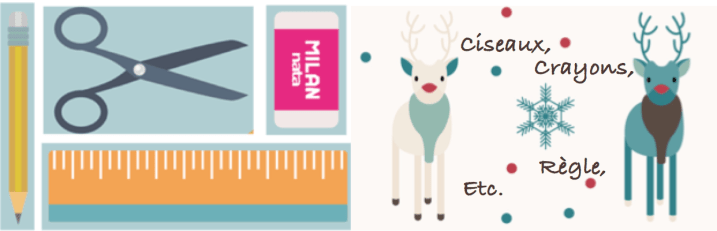 Matériel crayons, règles, etc.