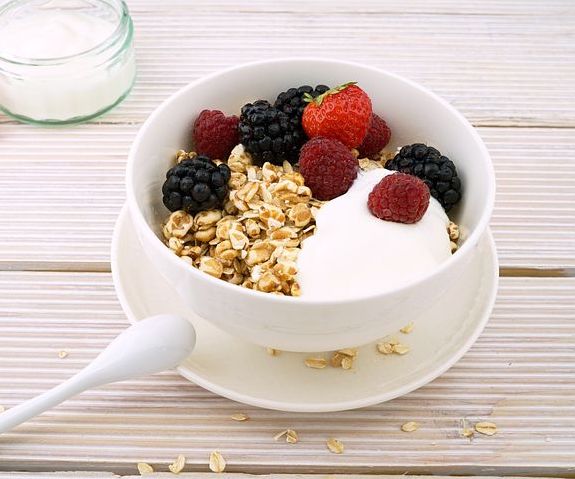 muesli framboises baies