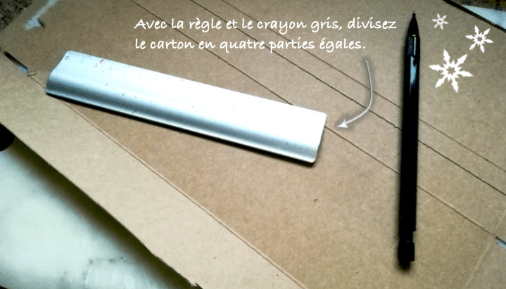 règle et crayon gris