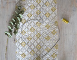 couronne de noel coeur eucalyptus