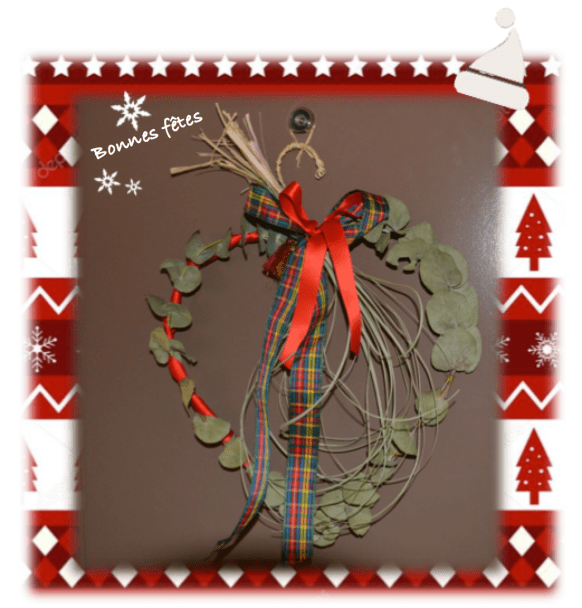 couronne de noel finalisée