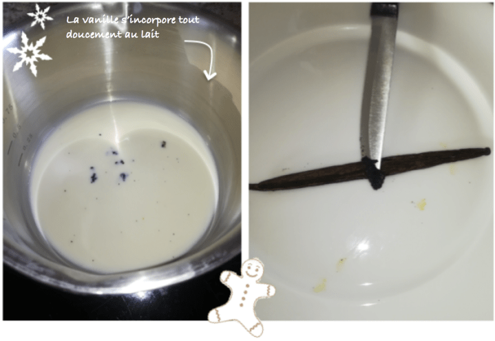 sablés de Noël vanille lait