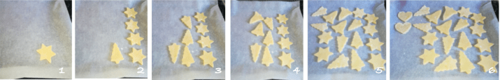 Sablés Noel decoupe des biscuits