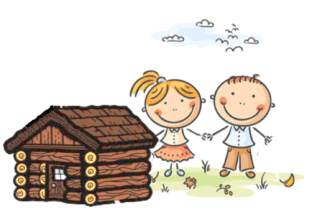 Cabane dans la forêt