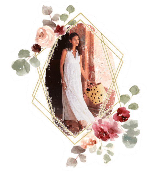 Robe bohème écrue Sézane