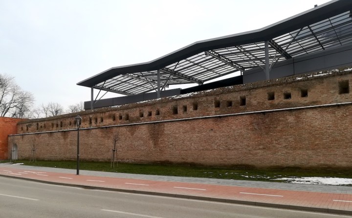 Côté intérieur des remparts de Trnava