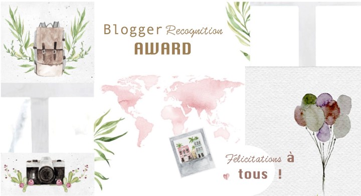 Blogger recognition award