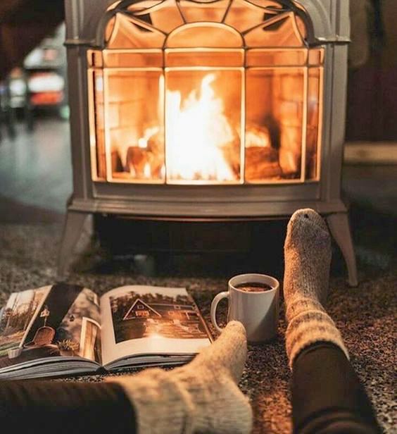 feu de cheminee we heart it