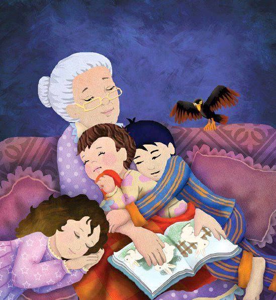 grand mère raconte histoire