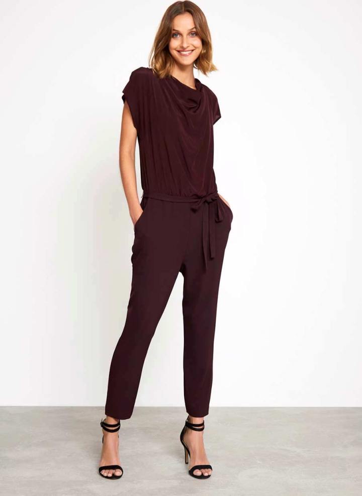 La combinaison bordeaux de Mint Velvet