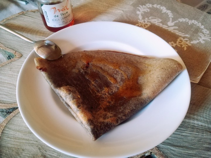 Chandeleur: crêpe chocolat et miel de&nbsp;thym