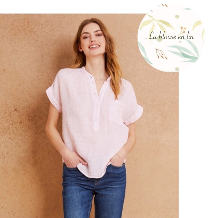 Blouse en lin printemps 2019
