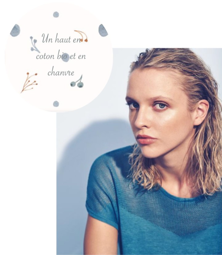 T shirt en chanvre et coton bio