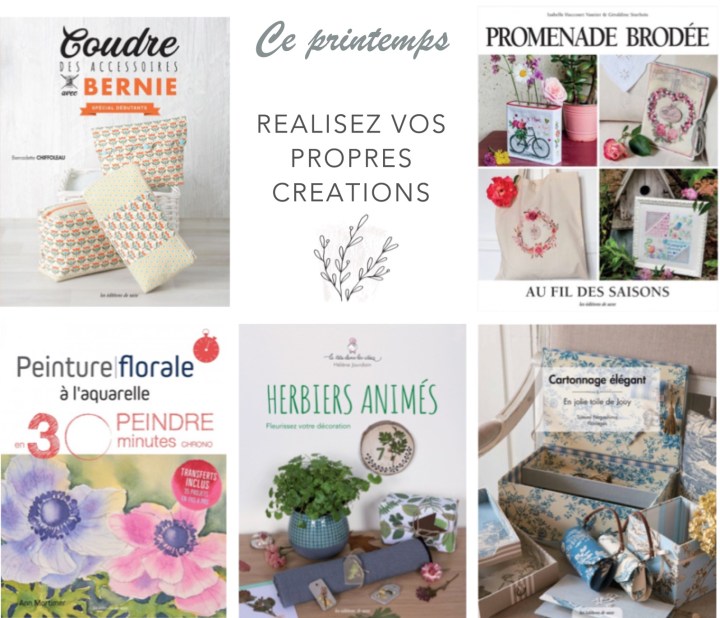 8 livres loisir creatif printemps