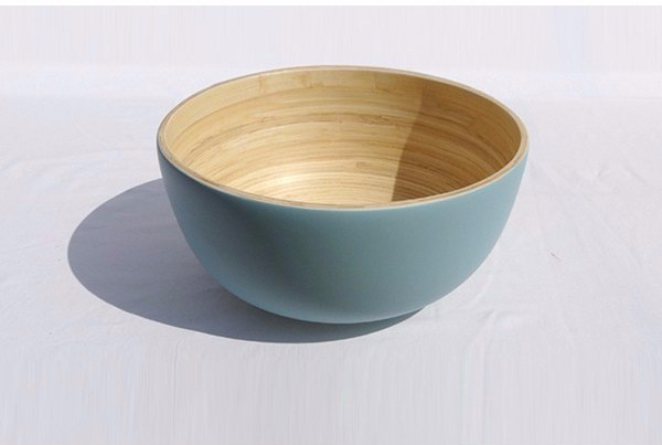 Petit saladier en bambou laqué Tchon